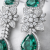 verde fleur royale drop earrings