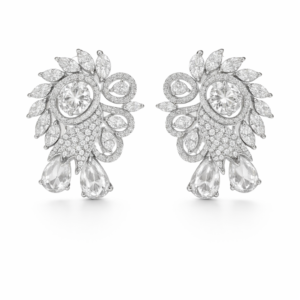 aurora bloom diamond stud earringss