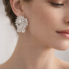 aurora bloom diamond stud earringss