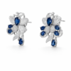 noir papillon diamond stud earrings