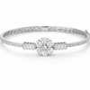 floral sparkle crystal bracelet