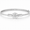 floral sparkle crystal bracelet