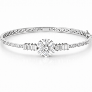 floral sparkle crystal bracelet