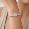 floral sparkle crystal bracelet