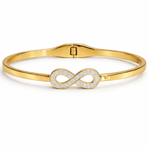 infinity spark gold bracelet