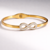 infinity spark gold bracelet