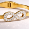 infinity spark gold bracelet
