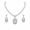 crystal royale pendant necklace set