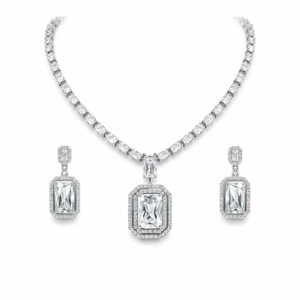 crystal royale pendant necklace set