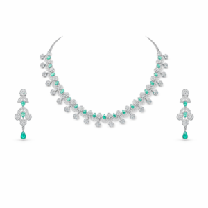 sapphire lumière necklace set