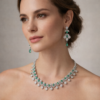 sapphire lumière necklace set