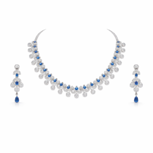 sapphire lumière necklace set