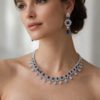 sapphire lumière necklace set sapphire lumière necklace set