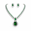 emerald grace necklace set