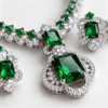 emerald grace necklace set