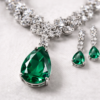 emerald grace necklace set