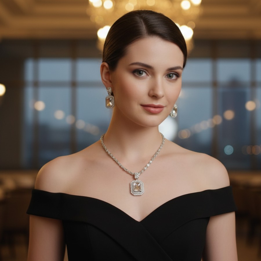 Crystal Royale Pendant Necklace Sets Crystal Royale Pendant Necklace Set - Image 2