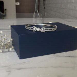 Eternal Hearts Diamond Bangle