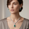 regal emerald radiance necklace set