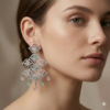 pastel cascade royale earrings