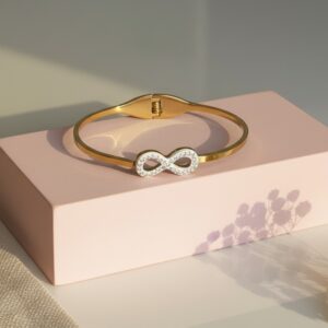 Infinity Spark Gold Bracelet