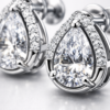 Élan teardrop stud earrings