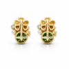Émera floral stud earrings
