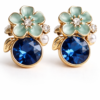 fleur nocturne drop earrings