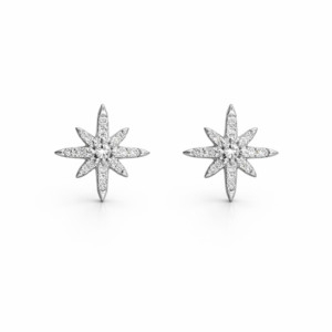astra lumière star stud earrings