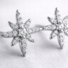 astra lumière star stud earrings