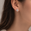 astra lumière star stud earrings