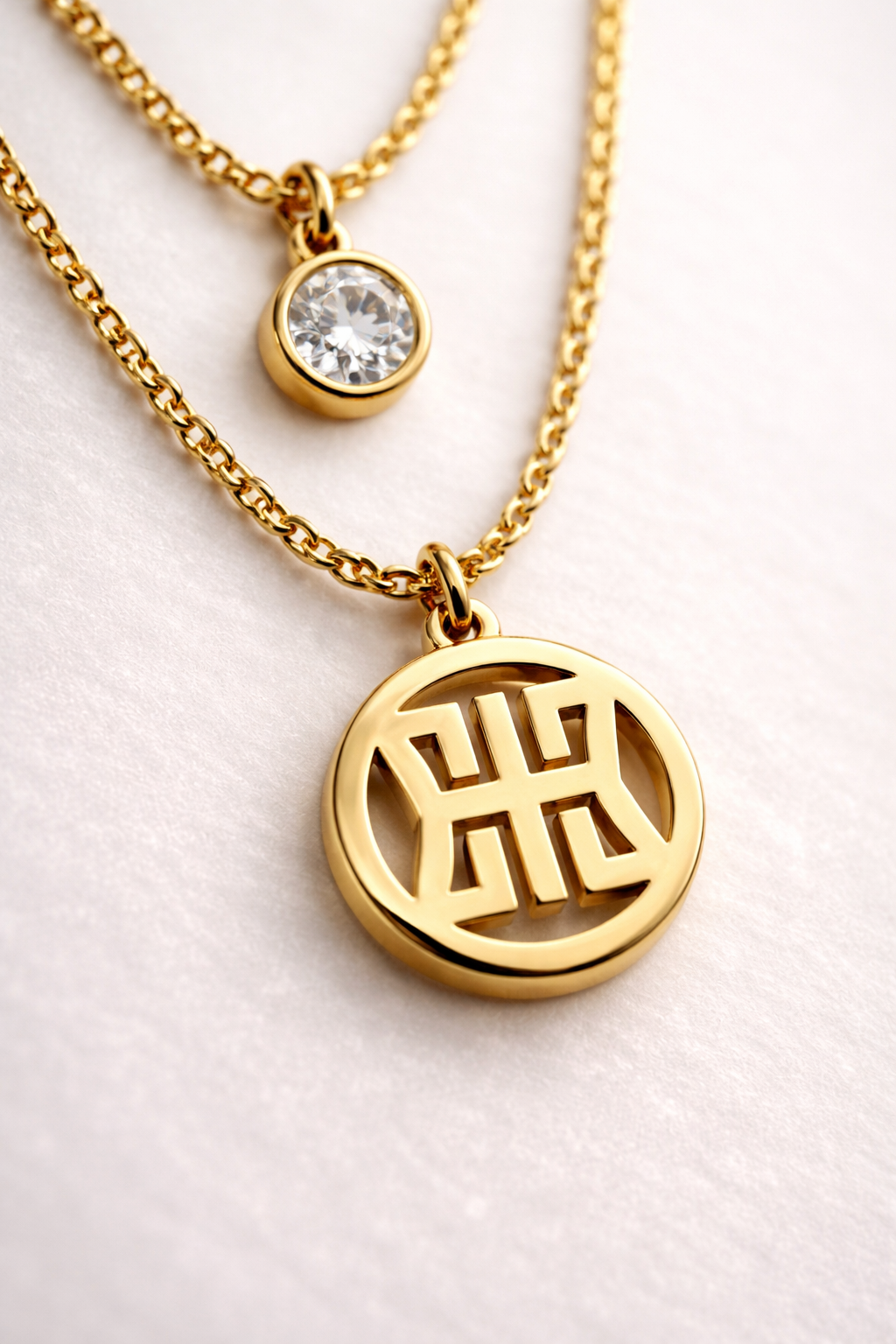 aurelle layered pendant necklace