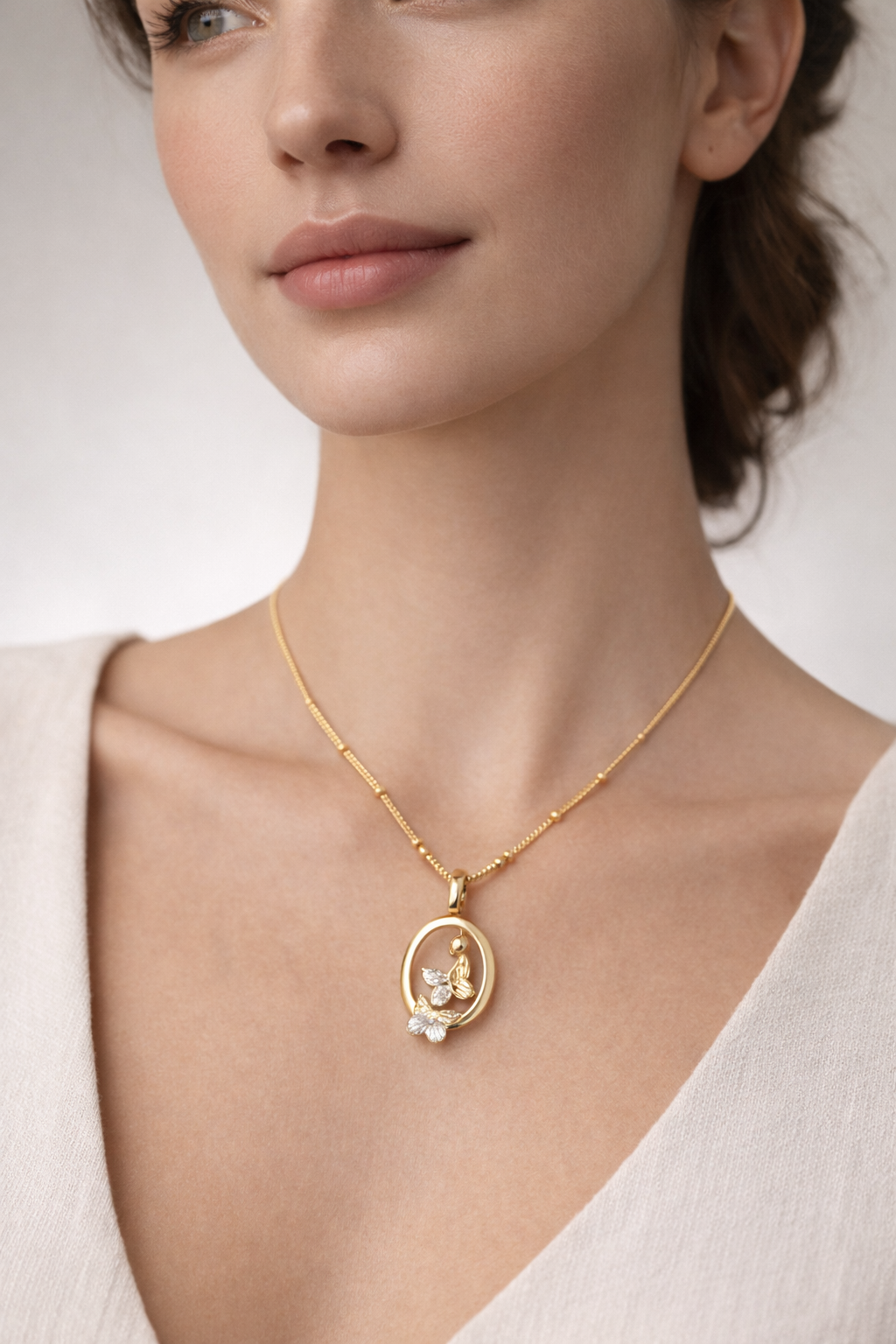 jardin Élégance pendant necklace