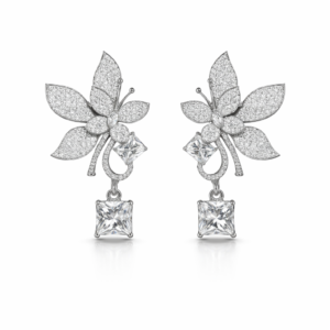 lumière papillon drop earrings