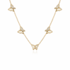 papillon lumière station necklace