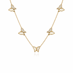 papillon lumière station necklace