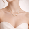 papillon lumière station necklace