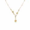 lyséa fleur drop necklace