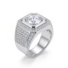 intertwined triple band diamond ring