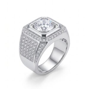 intertwined triple band diamond ring