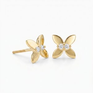 intertwined triple band diamond ring