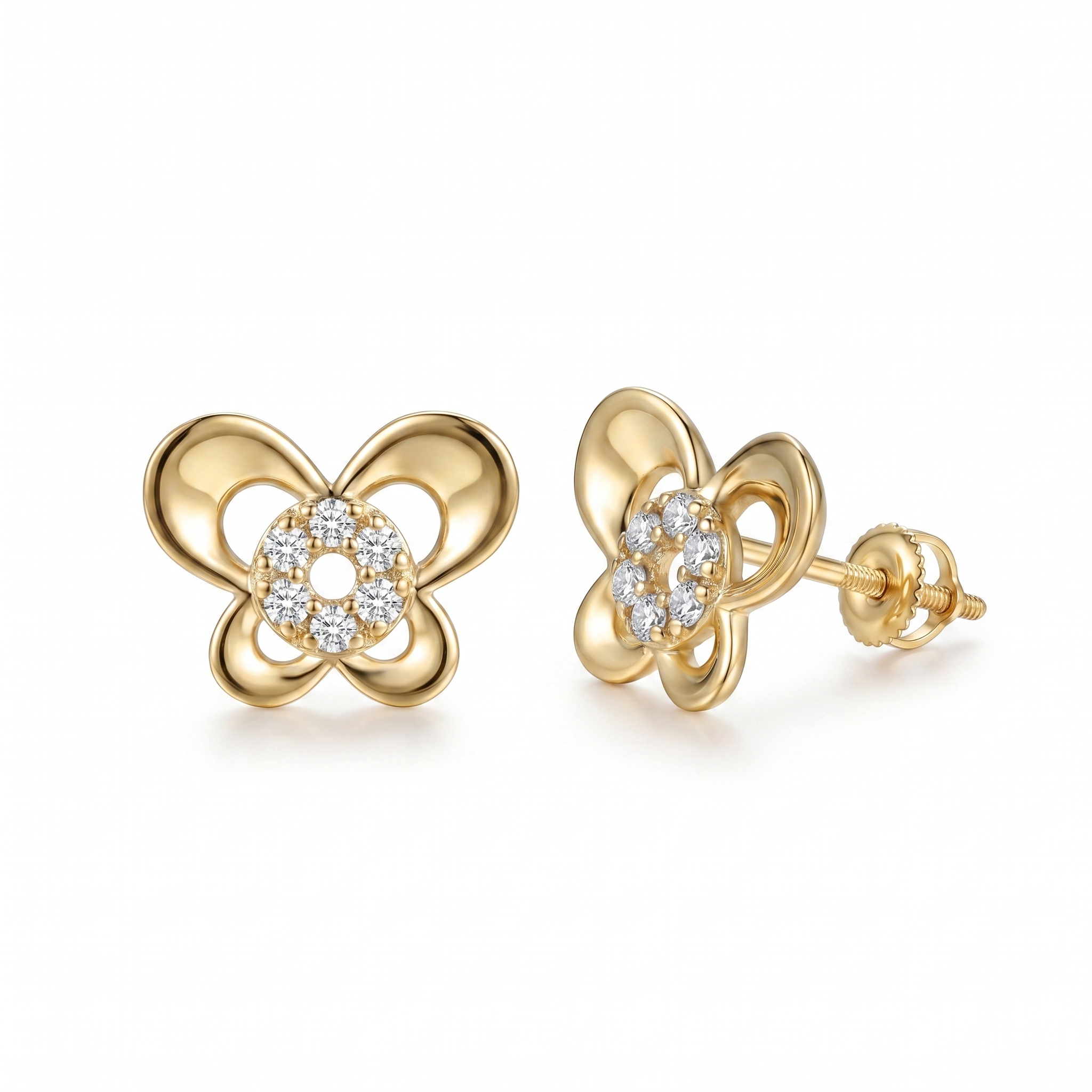 intertwined triple band diamond ring