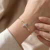 intertwined triple band diamond ring