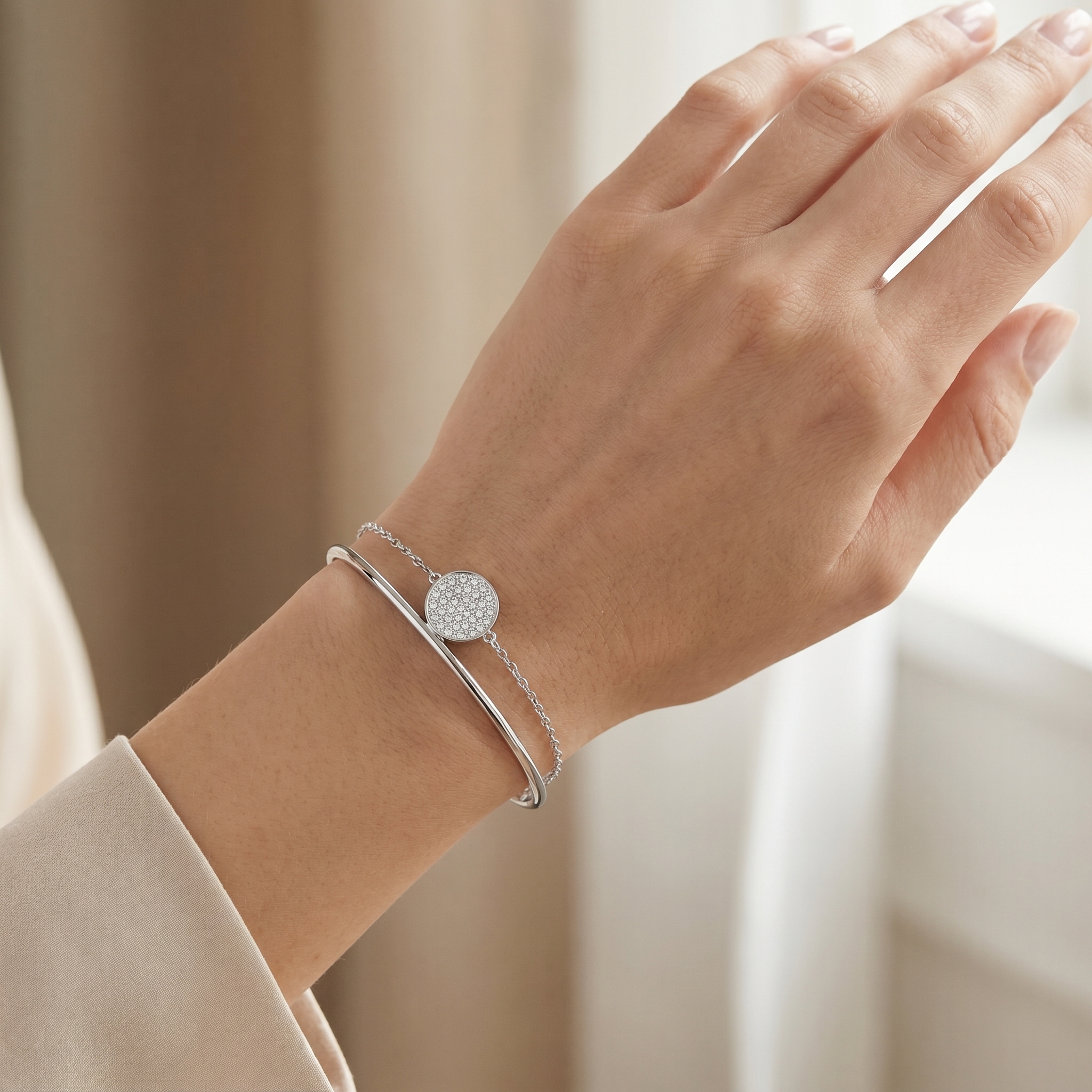 intertwined triple band diamond ring