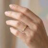 intertwined triple band diamond ring