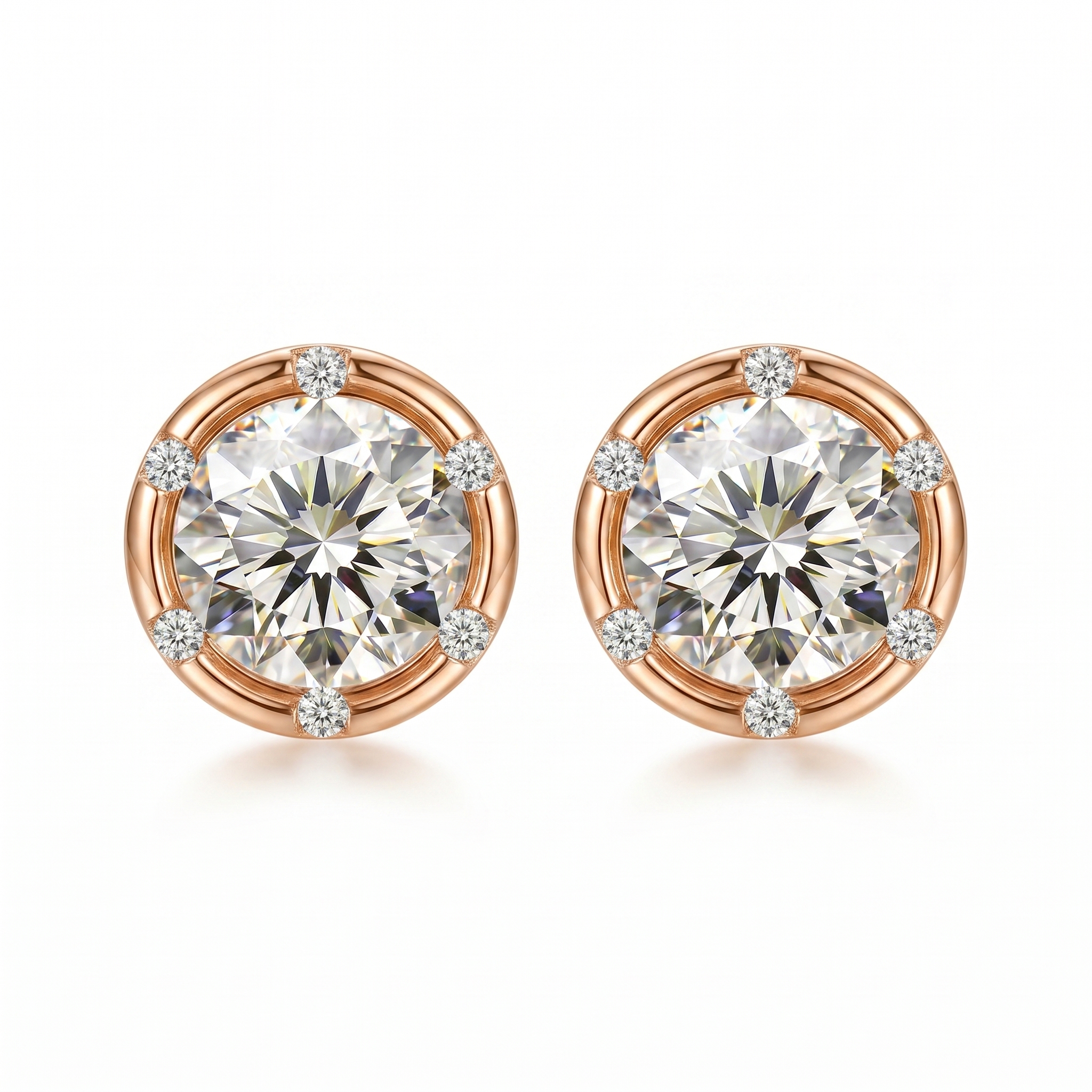 intertwined triple band diamond ring