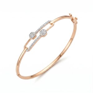 intertwined triple band diamond ring