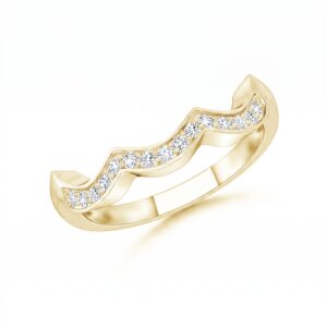 intertwined triple band diamond ring