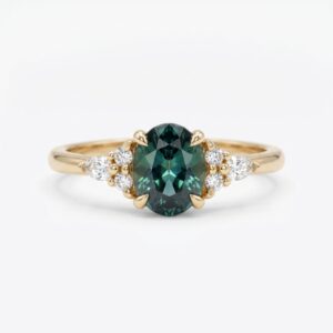 intertwined triple band diamond ring