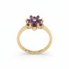 intertwined triple band diamond ring